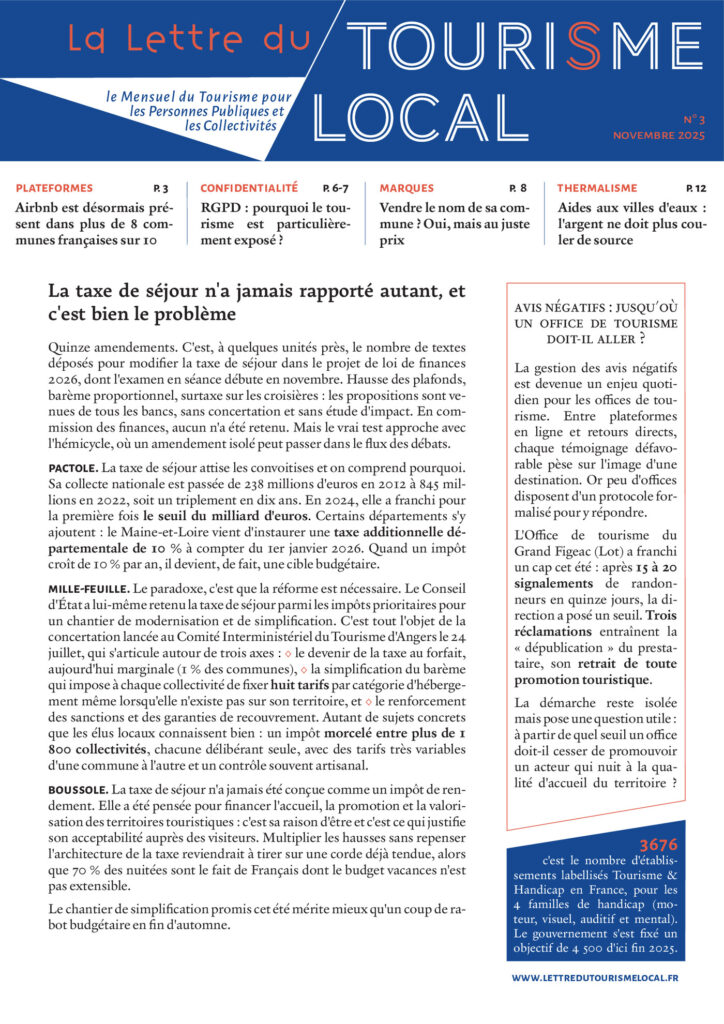 Première page N° 3 Novembre 2025