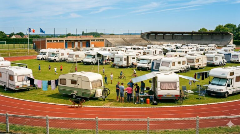 un maire peut-il réclamer la taxe de séjour à des gens du voyage installés hors d'une aire d'accueil ?