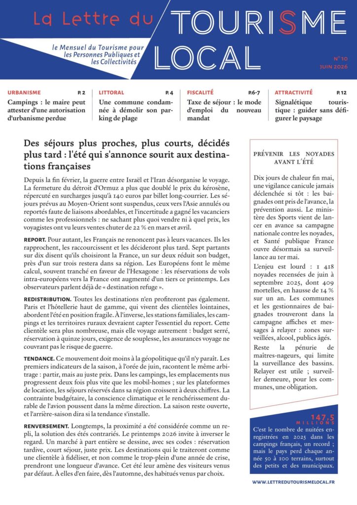 La une — N°10 Juin 2026