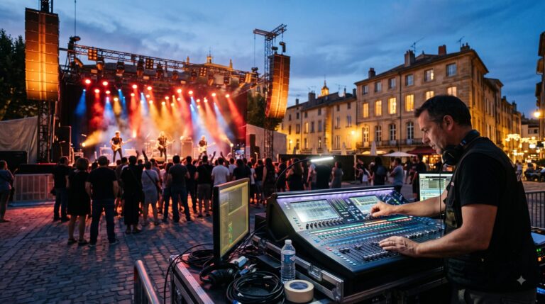 un festival d'un soir n'a pas à produire d'étude acoustique