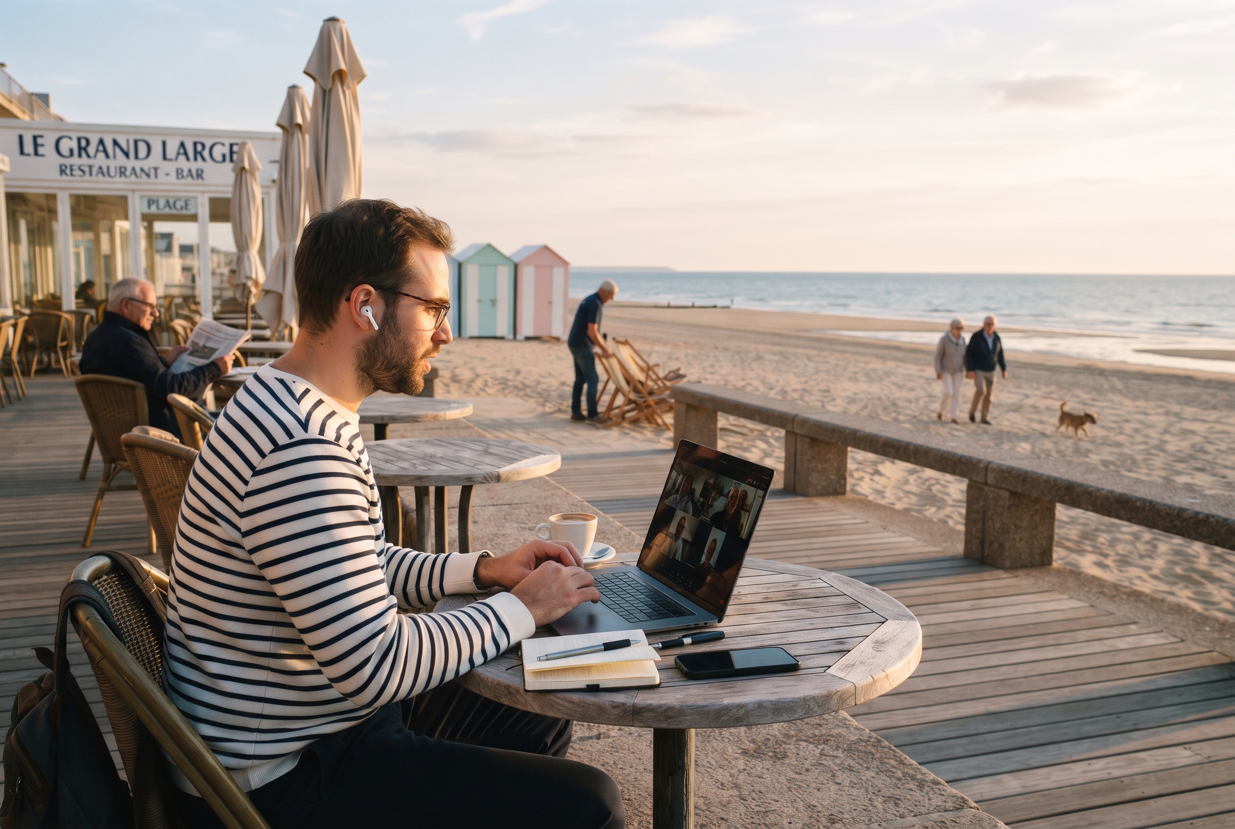 du laboratoire .. au territoirele visiteur qui ne visite rien : le télétravail invente un tourisme de la vie ordinaire