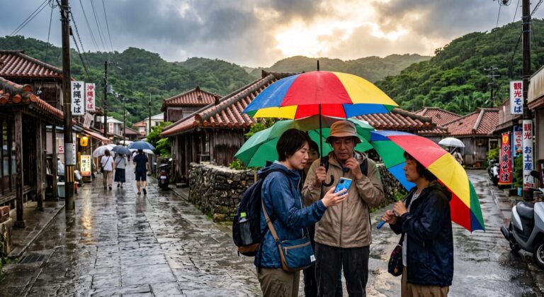 l'archipel japonais qui prévoit ses touristes comme la pluie